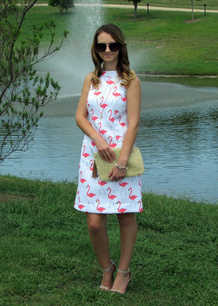 eShakti flamingo dress