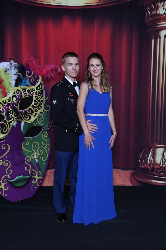 Military ball, army wife