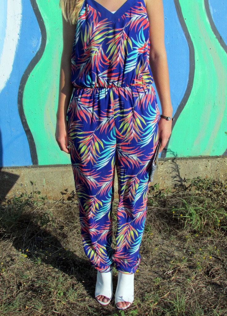 Colorful palm tree jumpsuit, Target