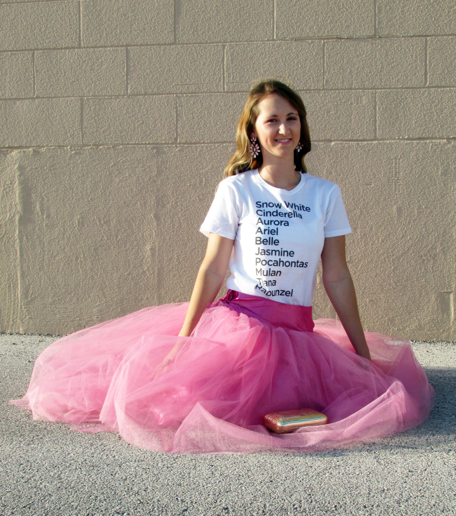 disney princess shirt, Cakeworthy, tulle skirt