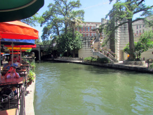 San Antonio River Walk, water, summer