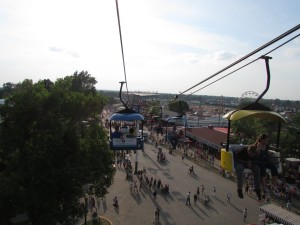 sky lift, Iowa State Fair 2015