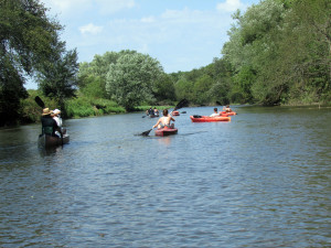 kayaking, canoeing, Upper Iowa River, camping