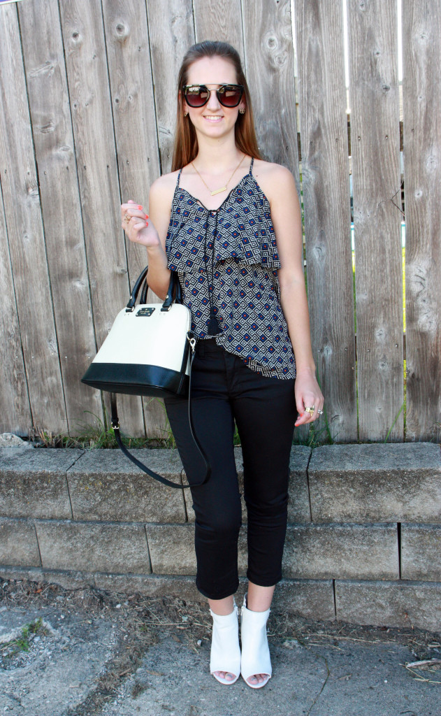 Kate Spade bag, Old Navy top