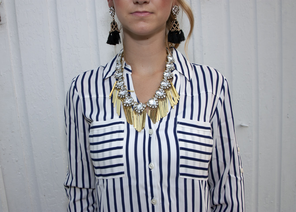 Happiness Boutique, tassel earrings, fringe necklace