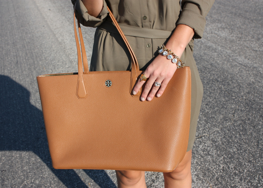 Tory Burch bag, perry tote, Luxe Statements