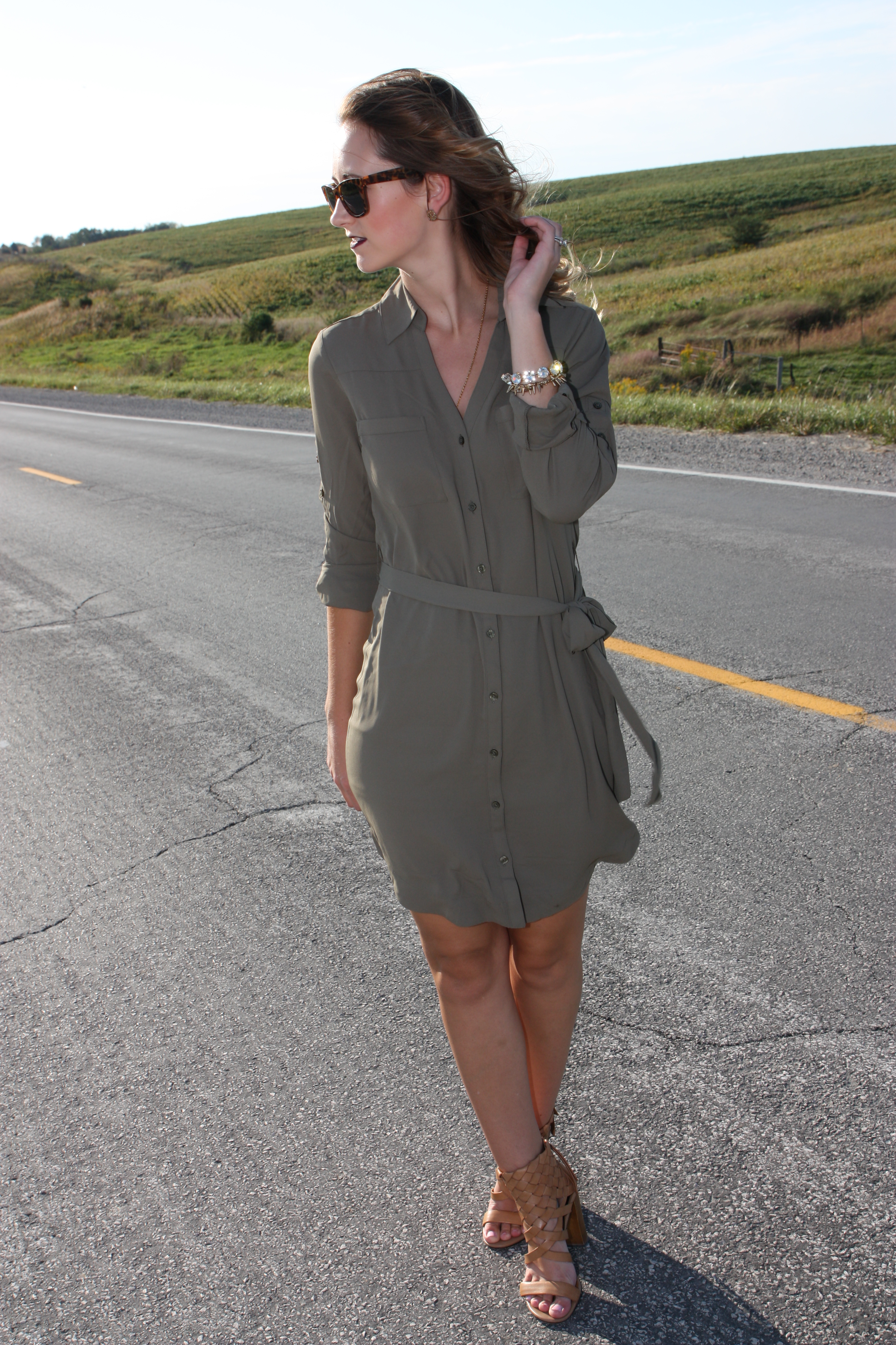 express shirt dress