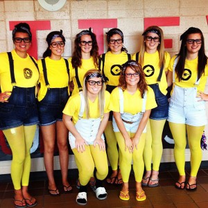 minions, diy minion costume, Halloween