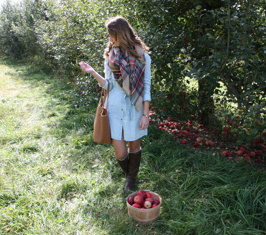 Tory Burch tote, Forever 21 dress, Loren Hope