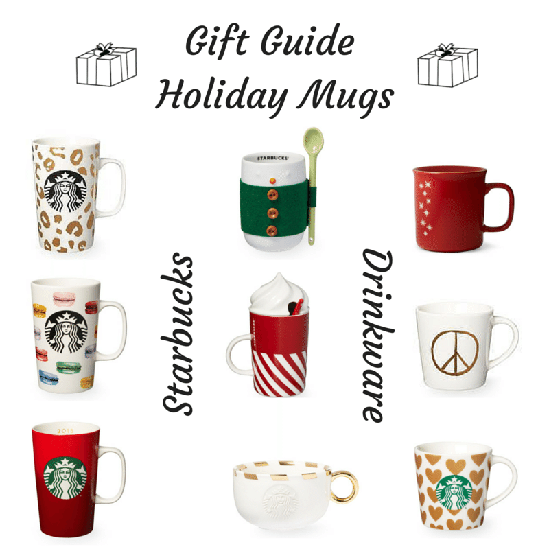 gift guide, holiday mugs, Starbucks mugs