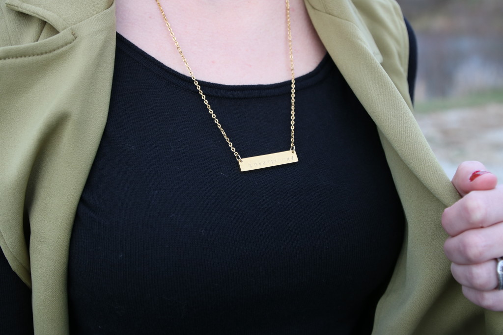 dinahdesigns roman numeral necklace