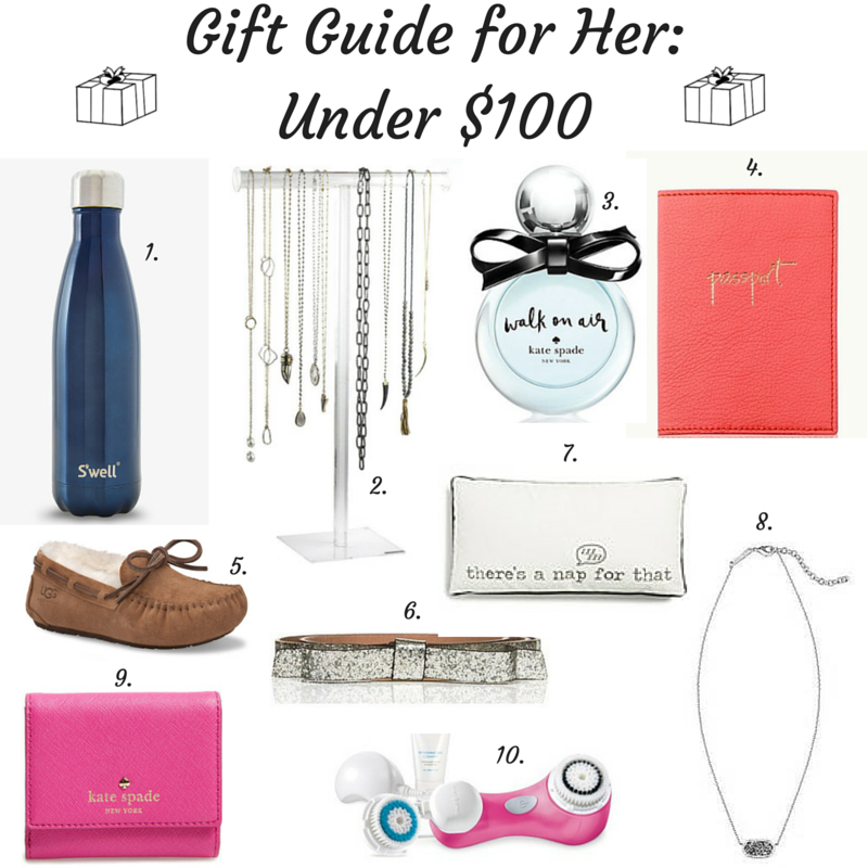 gift guide for her, under $100