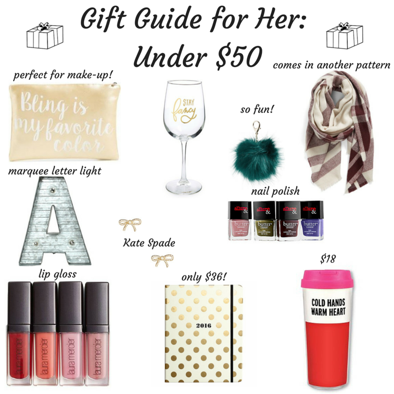gift guide for her, under $50