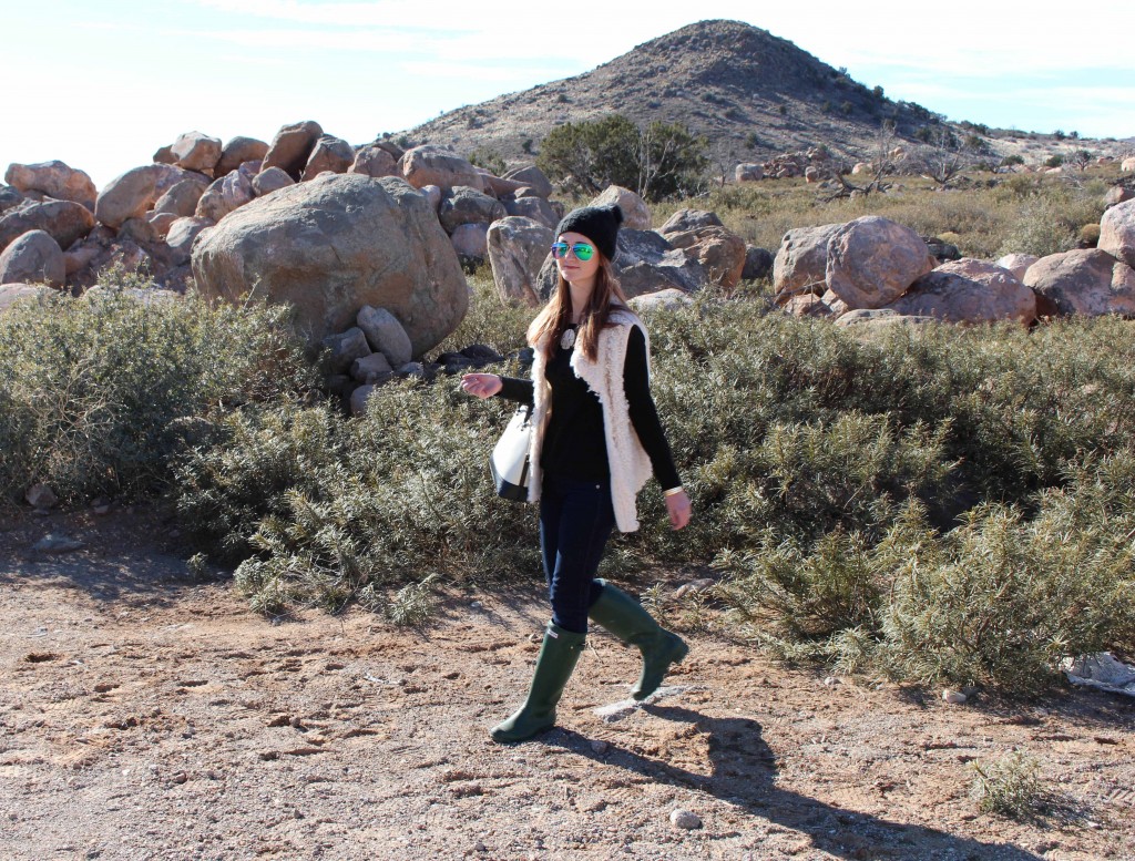 winter look, Utah, hunter boots