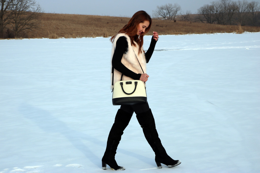 winter, Iowa, snow, scuba leggings