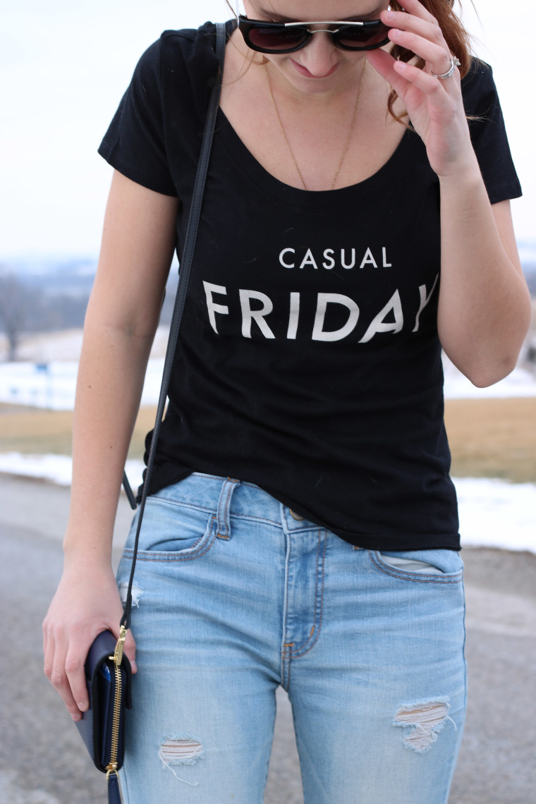 Express casual Friday tee