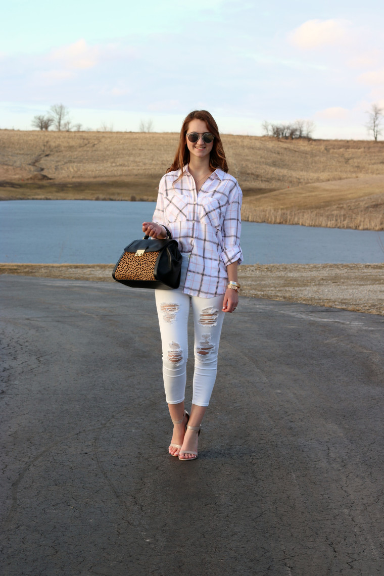casual look, plaid, leopard