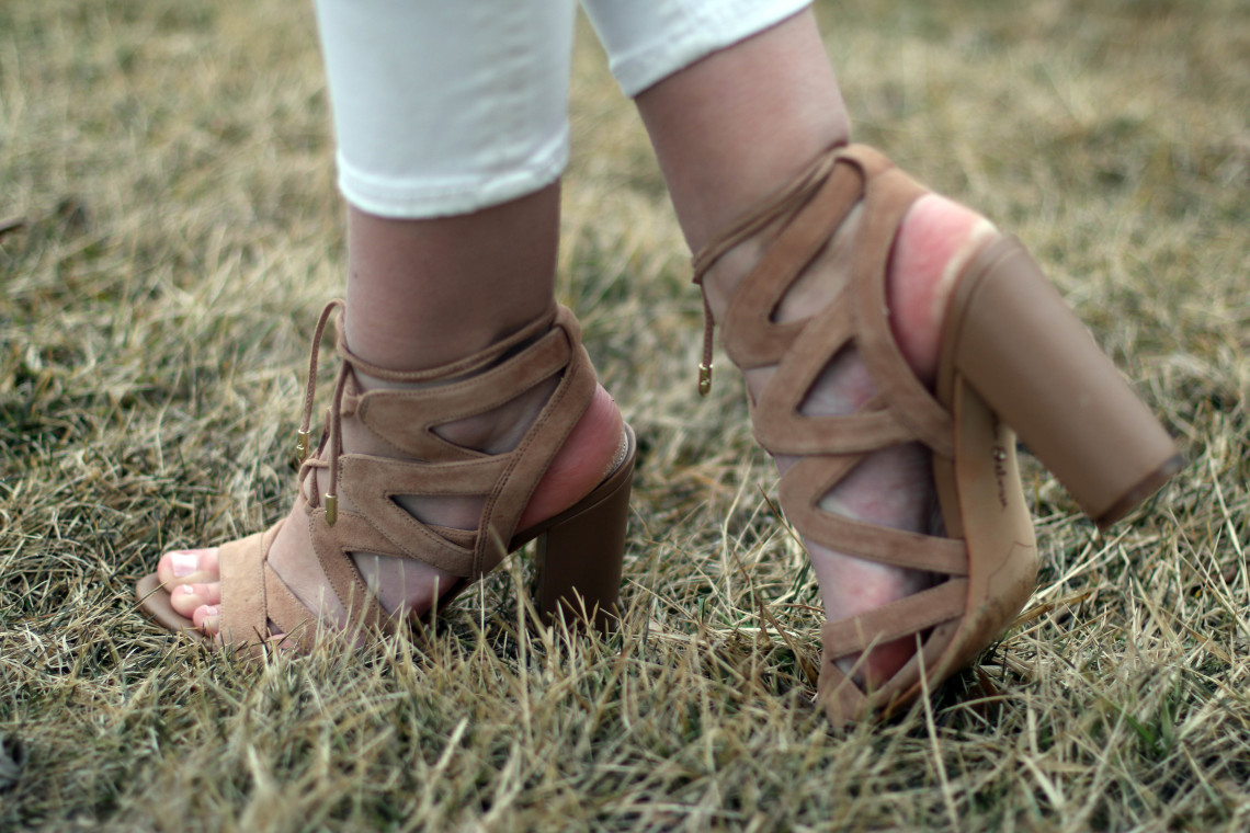 Sam Edelman shoes, Nordstrom, lace-up heels
