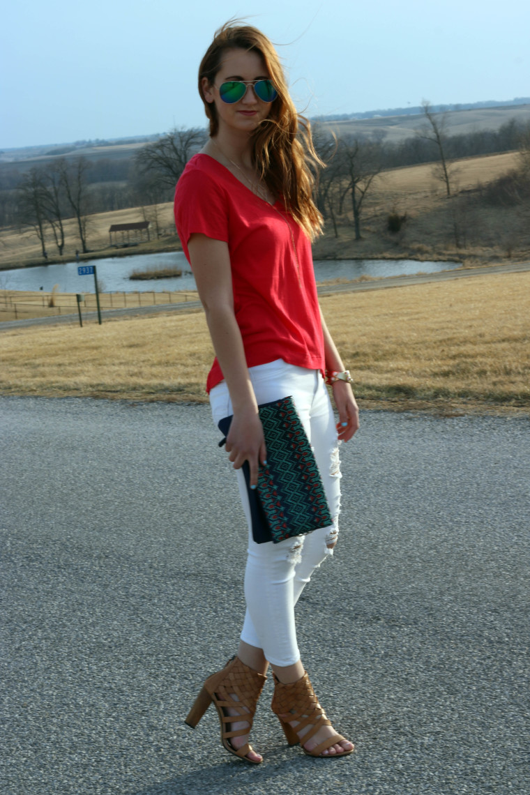 Express top, Spring, bright orange