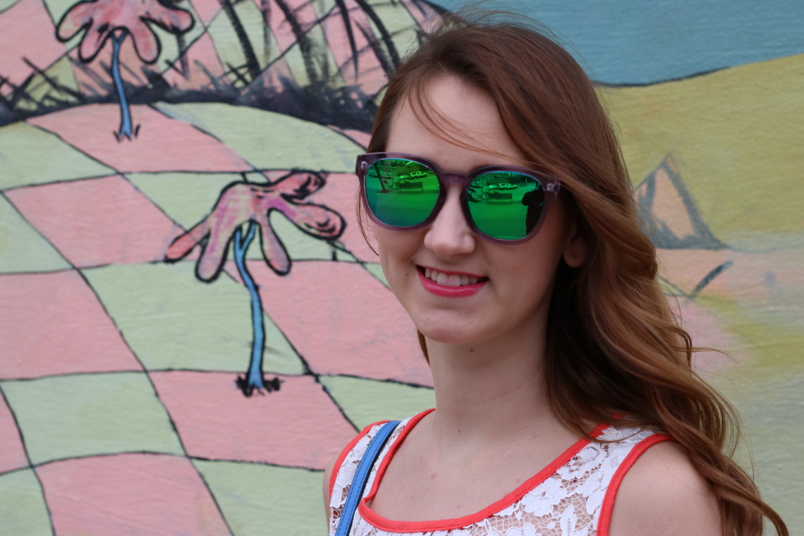 Firmoo sunglasses, mid west blogger, Iowa City, Iowa, lace top