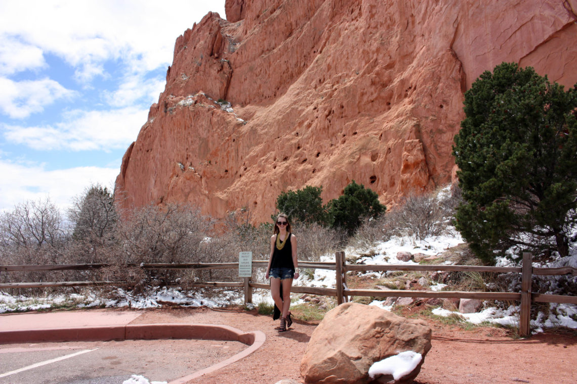 Express hi-lo tank. Garden of the Gods. Steve Madden sandals