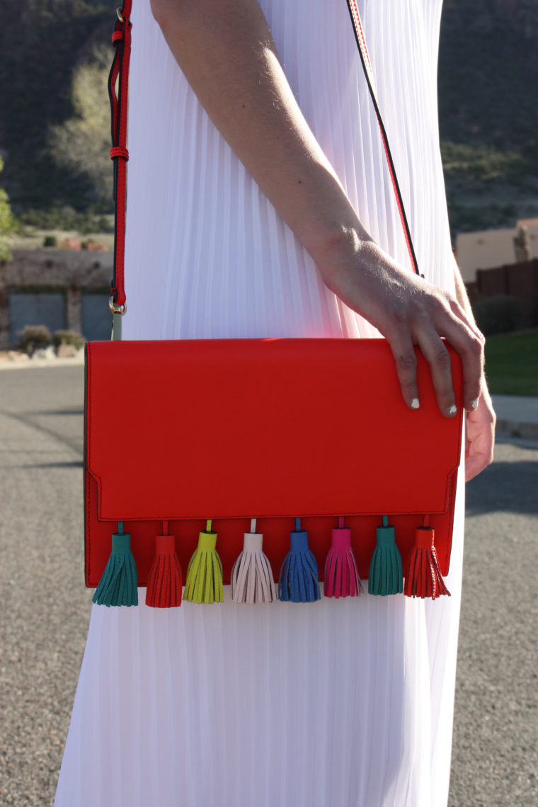 Rebecca Minkoff bag, tassels