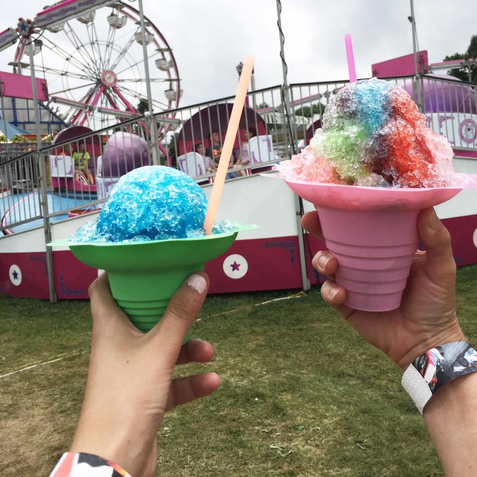 snow cones, Jones County Fair, Iowa fairs, carnival