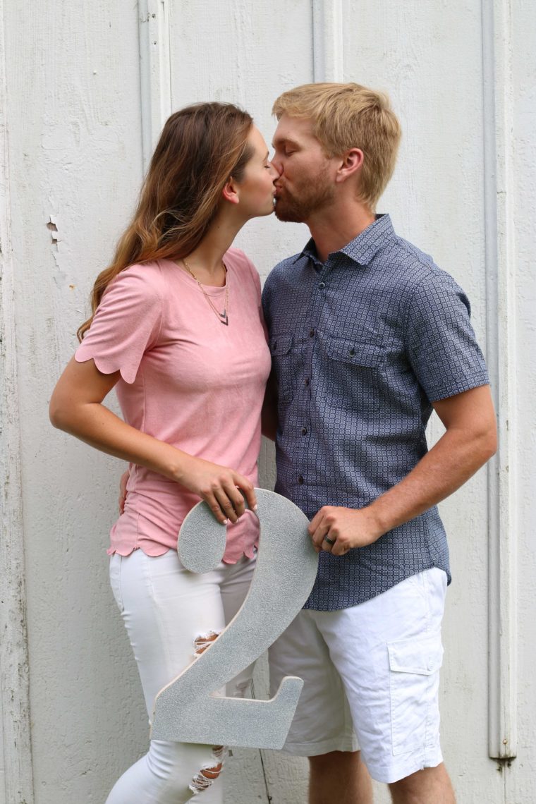 kissing, our second anniversary, #2, my love, scalloped top