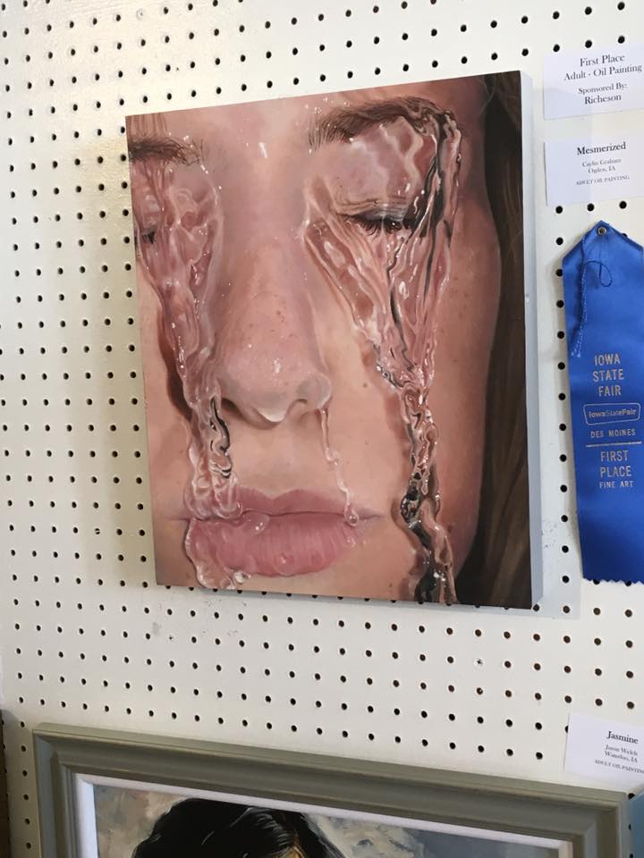 oil painting, first place, Iowa State Fair, art