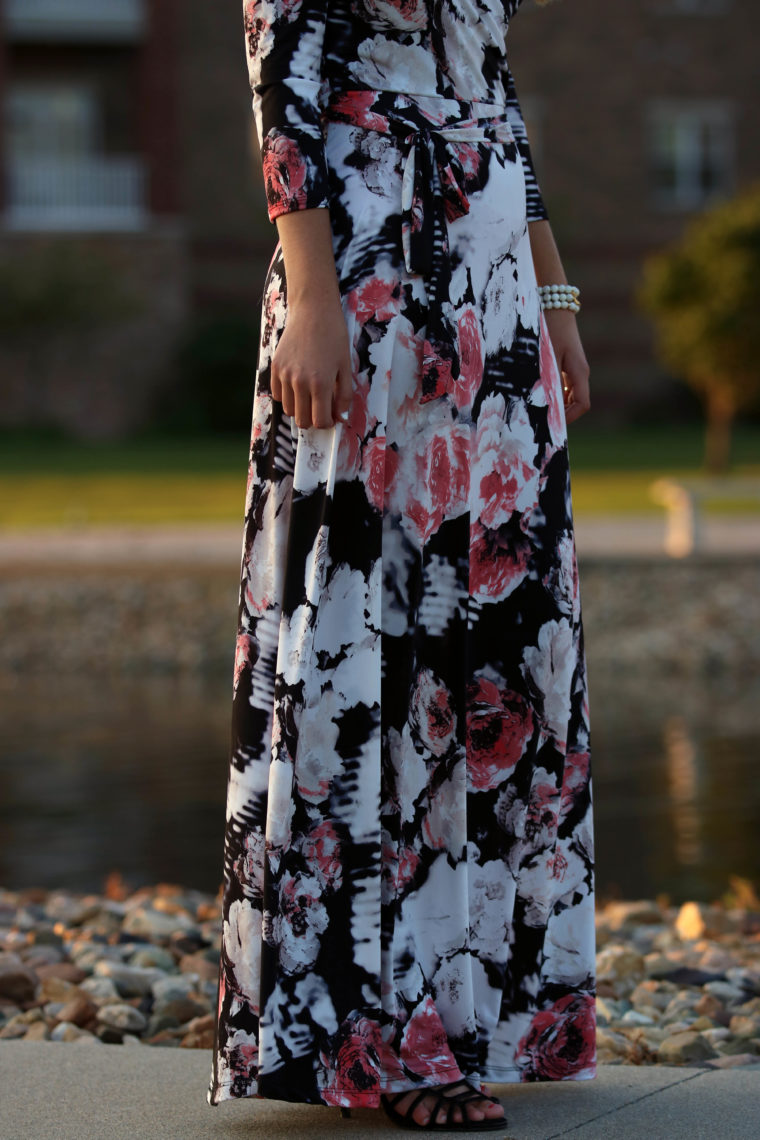 floral maxi dress, Tara Lynn's Boutique, Summer
