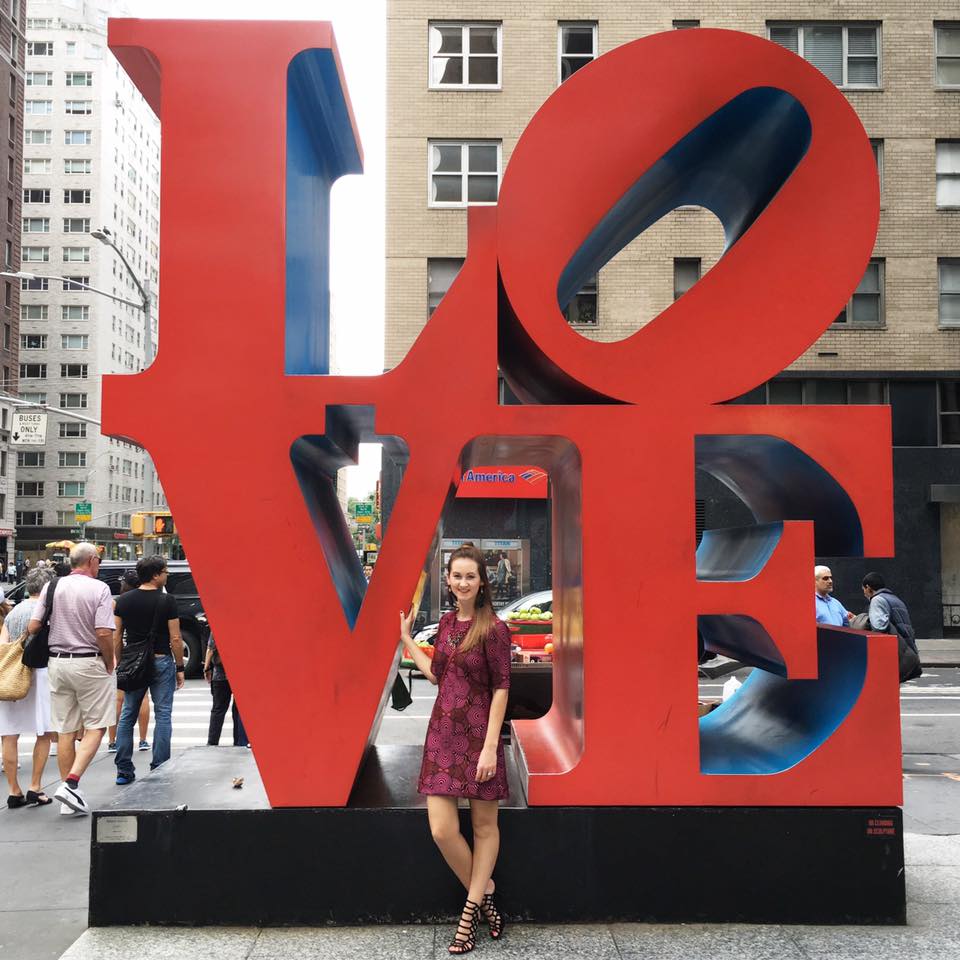 LOVE, NYC, scuba dress, Steve Madden heels, nyfw