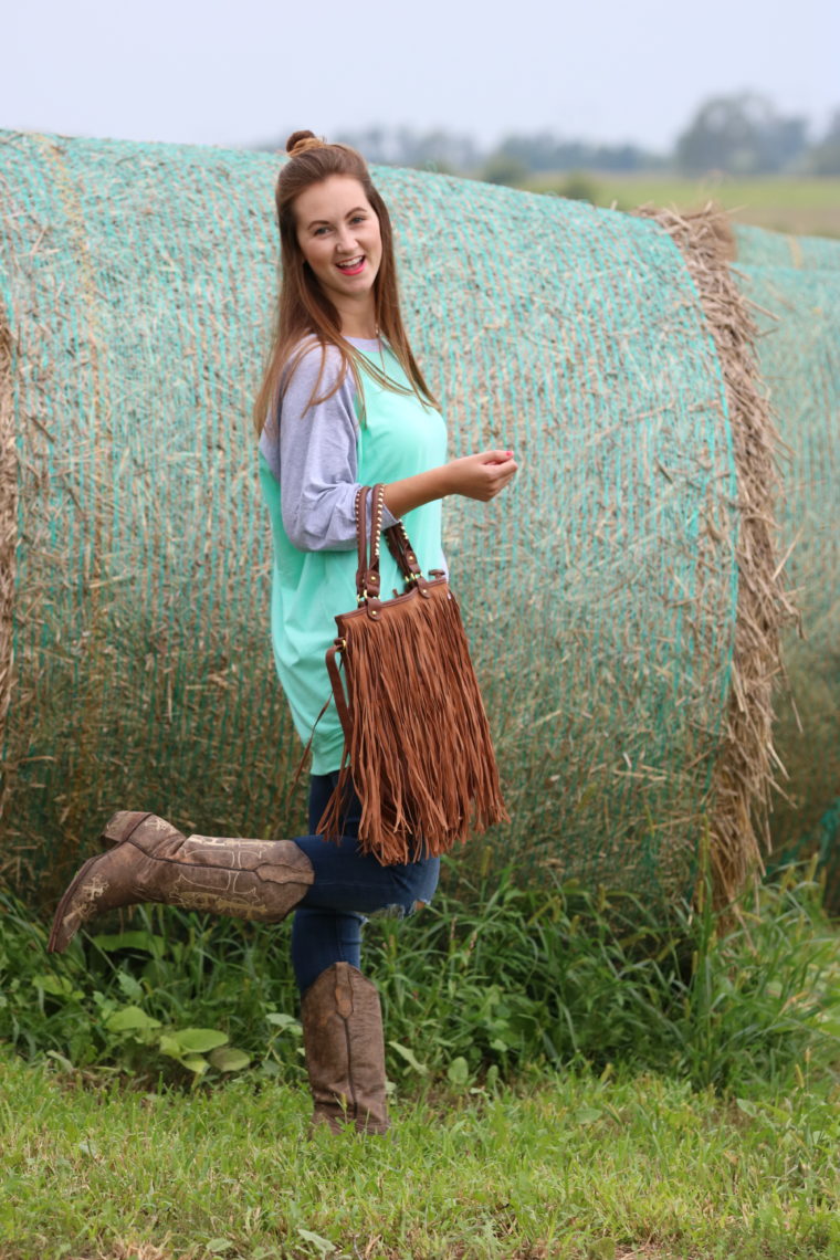 Cavenders, cowgirl boots, slouchie, Mint Julep Boutique