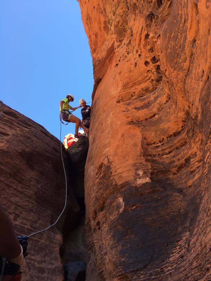 rappelling, St. George, Utah