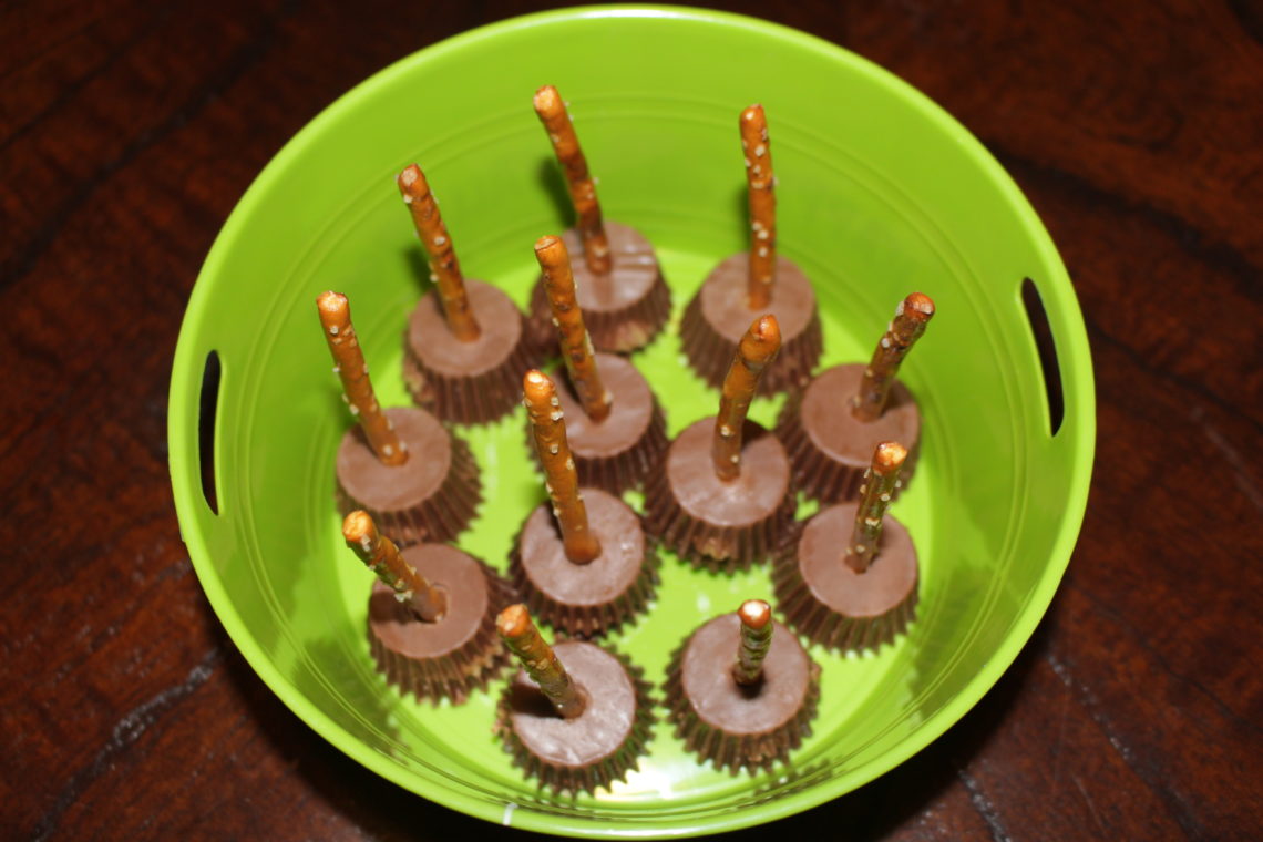 reese's prezels, Halloween treat, Happy Halloween