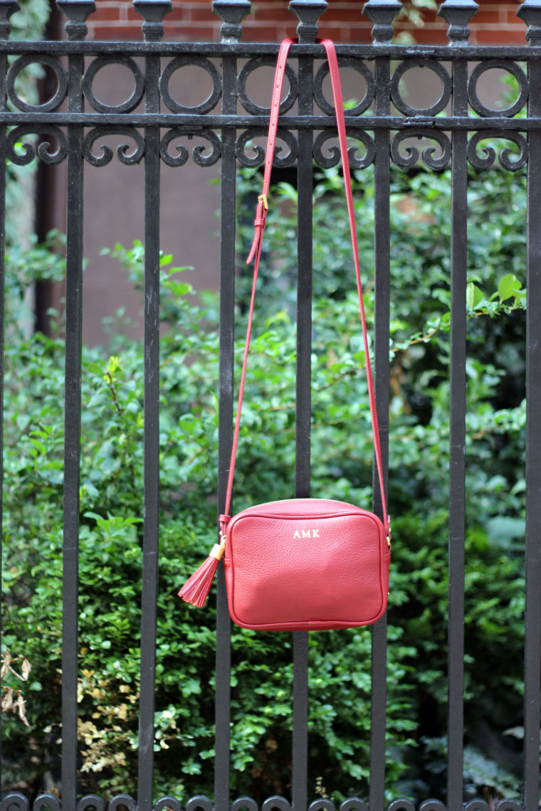 tassel, maroon bag, GiGi New York