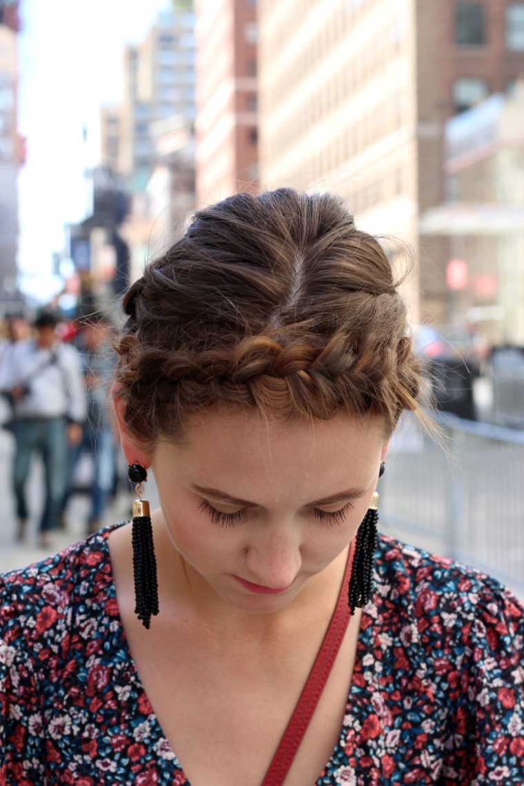 crown braid, Tresemme, nyfw