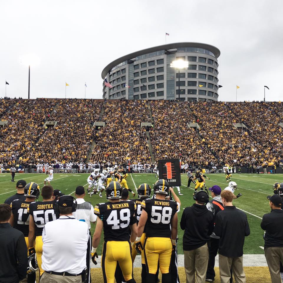 Iowa love, Iowa Hawkeyes, black and gold, Iowa football, fall game