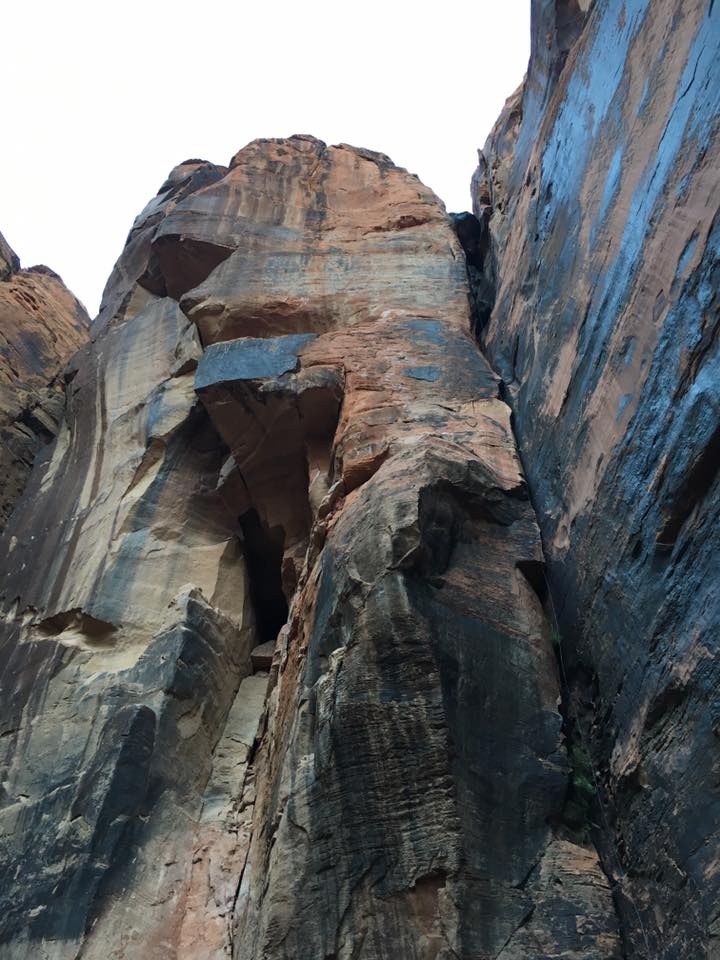 rappelling, St. George, Utah, cliffs