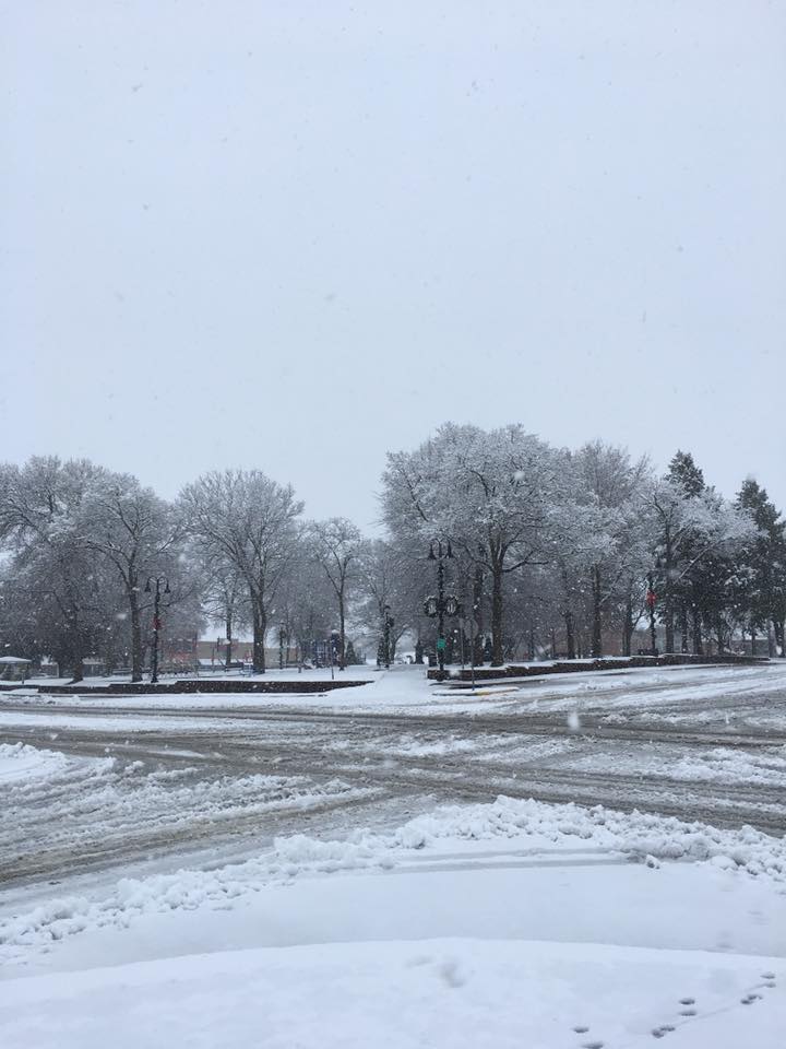 snow, first snowfall, winter, Iowa snow