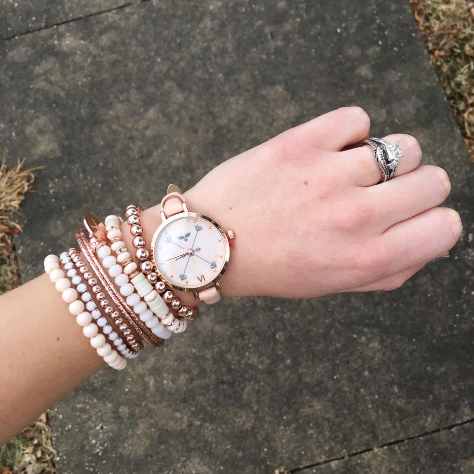 for the love of glitter, rose gold bracelets, rose gold watch