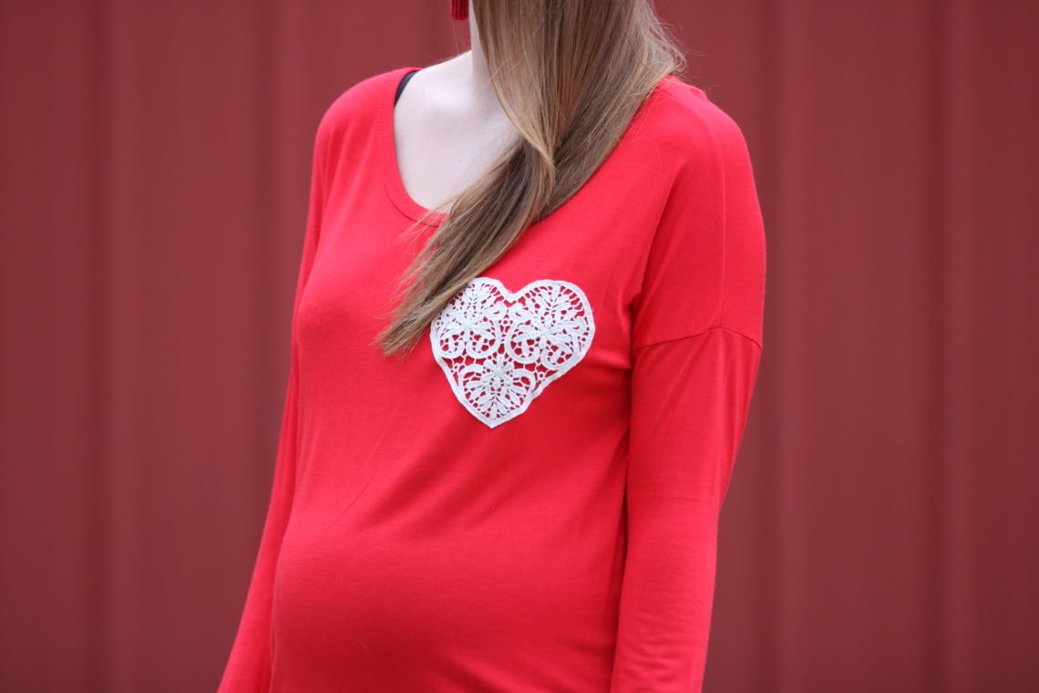 for the love of glitter, women's fashion, vday top 