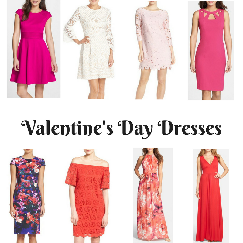 Valentine's Day dresses, red dresses, pink dresses, for the love of glitter