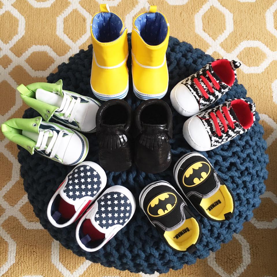 for the love of glitter, baby shoes, batman shoes