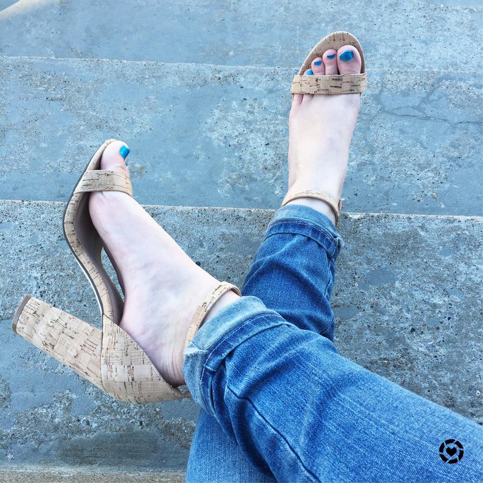 for the love of glitter, shoes, cork shoes, ShoeDazzle