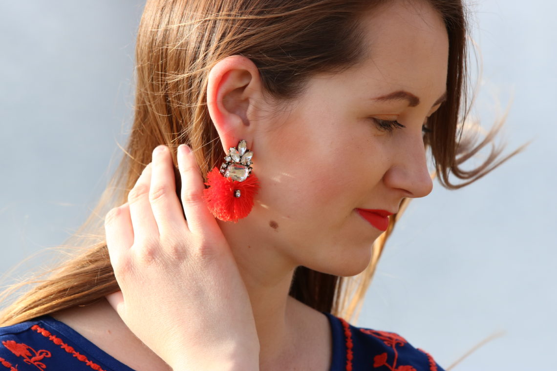 for the love of glitter. women's fashion, tassel earrings, jewelry