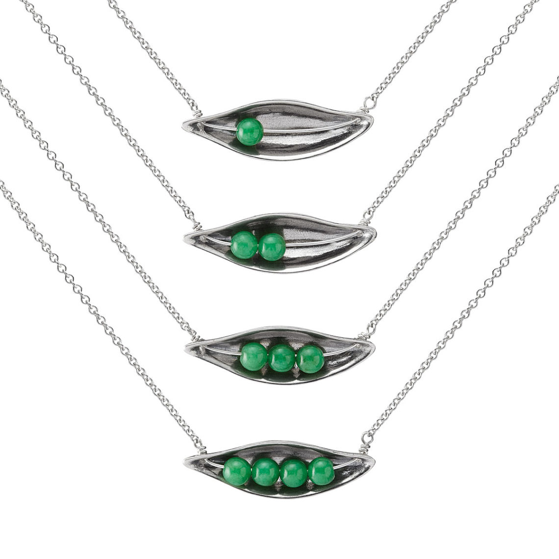 peas in a pod necklace, Uncommongoods, Mother's Day gift ideas