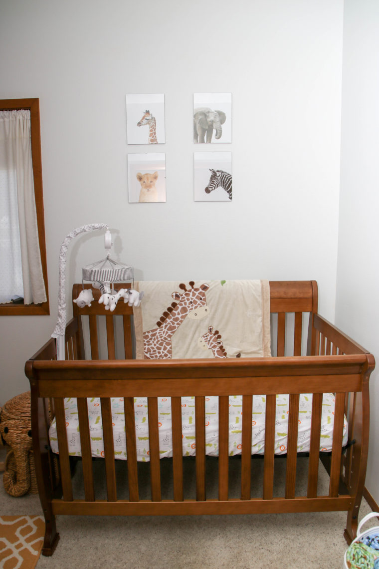 for the love of glitter, safari prints, safari nursery, giraffe blanket