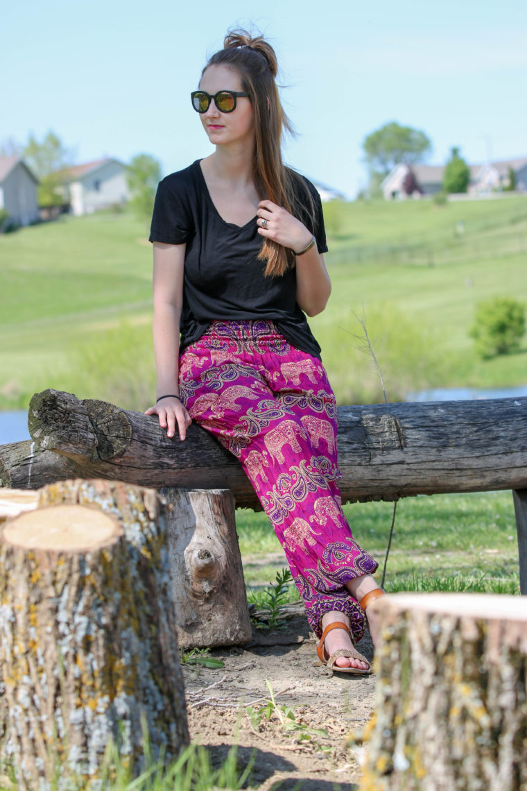 for the love of glitter, elephant pants, bohemian island, women's fashion