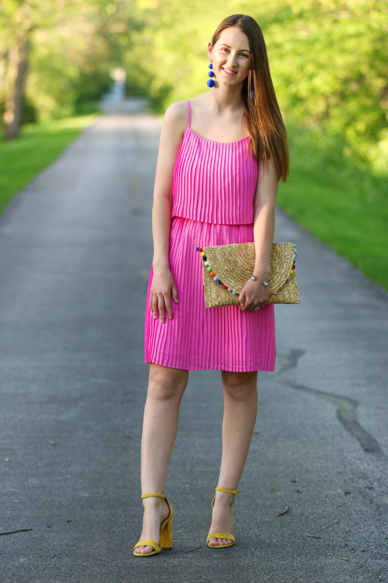 for the love of glitter, pleated dress, women's fashion
