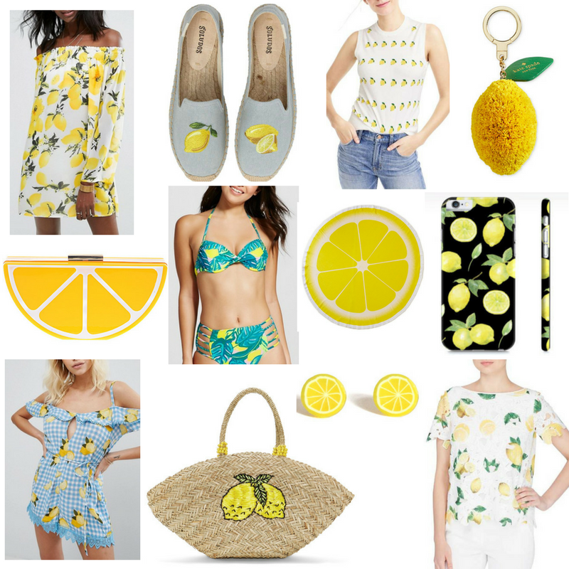 for the love of glitter, lemon dress, lemon clutch, lemon romper, lemon key chain